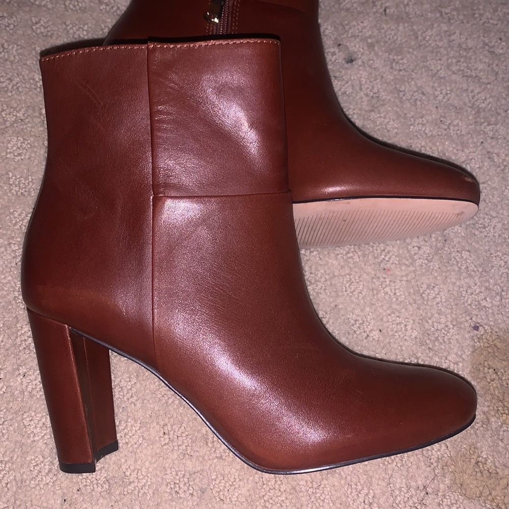 Ann Taylor Leather Booties